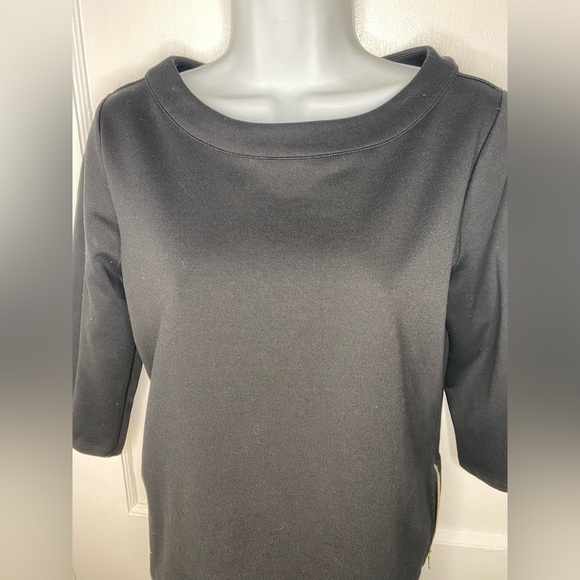 ANN TAYLOR MP Women's Black Zipper sided Top - Picture 2 of 7